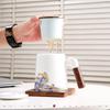 Tea Infuser Ceramic Mug