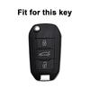 TPU Leather Car Key Cover Case Shell Holder Fob For Peugeot 208 2008 308 3008 408 508 107 301 Citroen C4 CACTUS C5 DS4 DS5