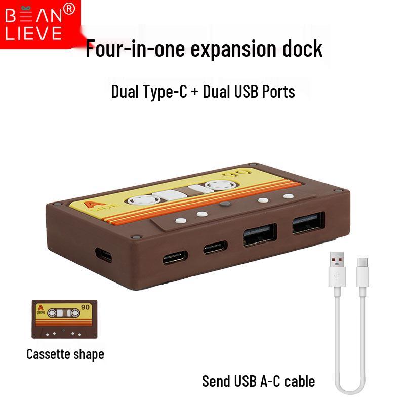 Креативный USB-хаб с несколькими портами для ноутбуков и настольных компьютеров