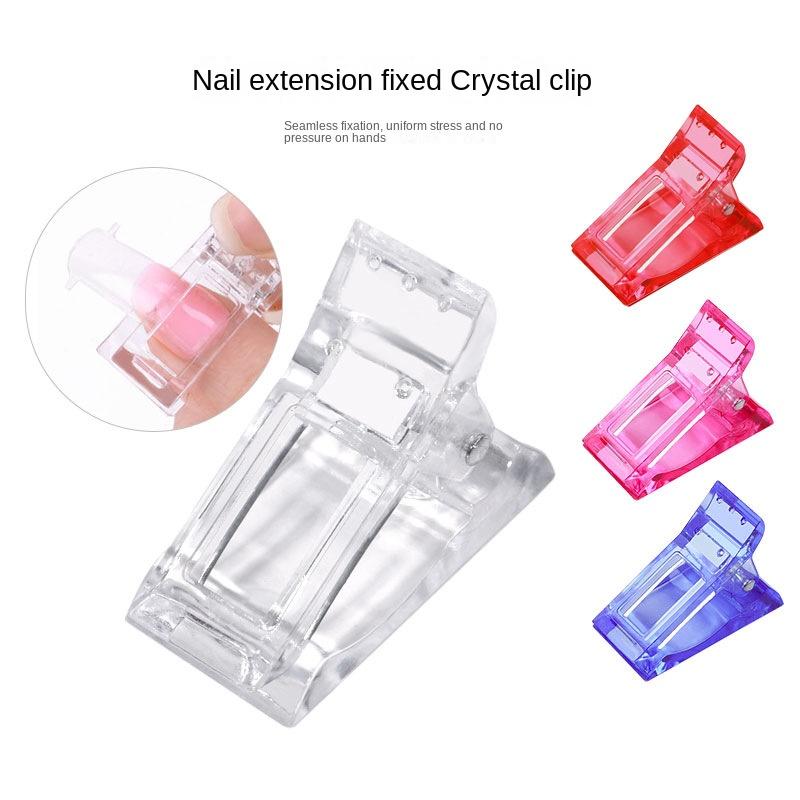 Nail crystal nail mold fixing clip nail tool delay glue shaping clip