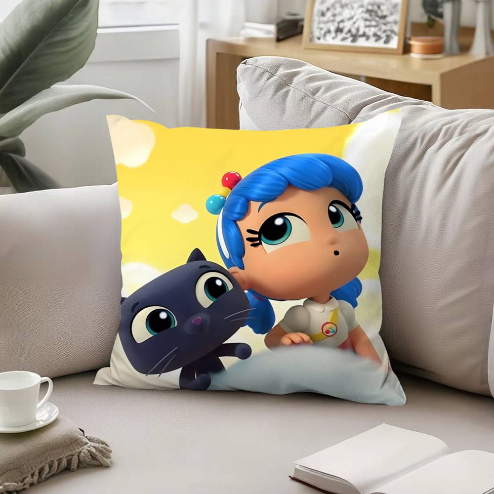 TTrue And The Rainbow KingdomS Pillow Case Sofa And Room Decorative Cushion Covers Dustproof And Miteproof Invisible Zipper
