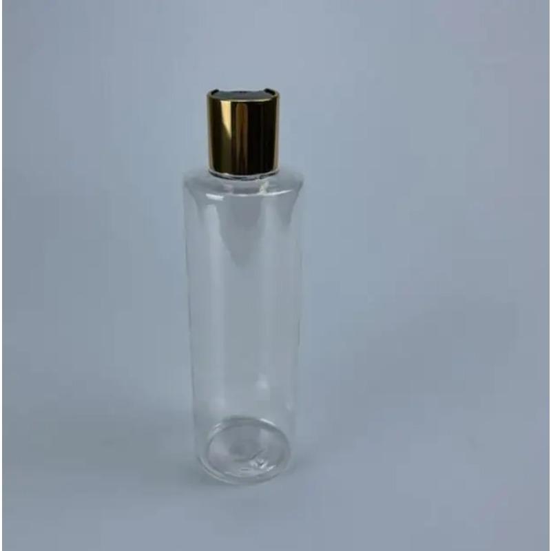 10pcs/lot 100ml/150ml/200ml/250ml Plastic Lotion Bottle With Gold Disc Cap Essential Oils Cosmetic Packaging Shampoo Bottle