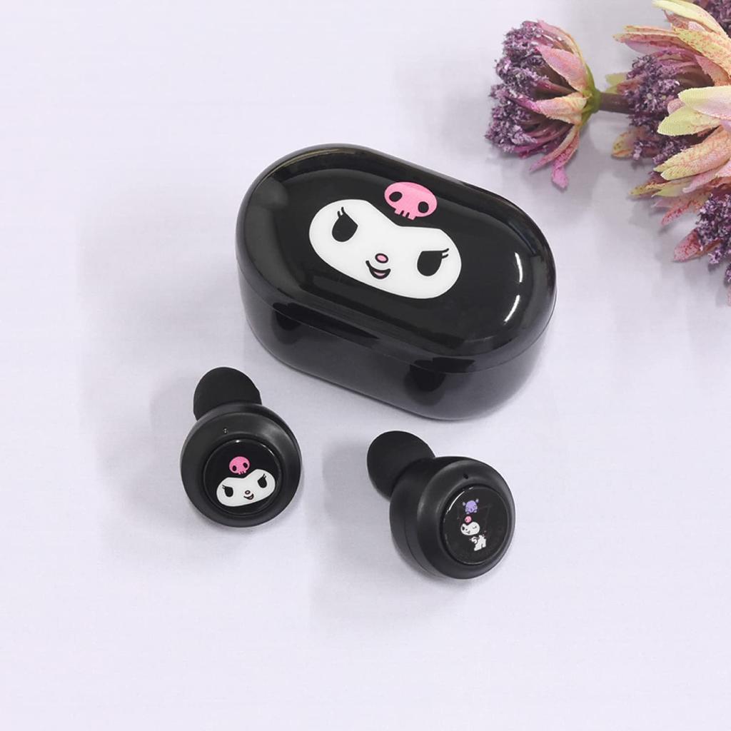 Gourmandise Sanrio Персонажи Куроми True Wireless Стерео Наушники (черный) SANG-136BK Ш54 x В33,5 x Г33 мм