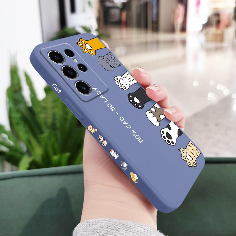 Чехол для телефона 'Кошачий туалет' для Samsung Galaxy S25 S24 S23 S22 S21 S20 Ultra Plus FE S10 Note 20 ultra 10 9 Plus Чехол