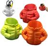 Down Jacket Shape Desktop Storage Buckets Cartoon Pencil Container Pen Holder Student Stationery