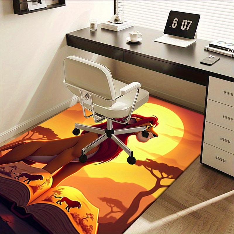 3D Printed The Lion King Anti-Slip Rug - Machine Washable Office Rug for Living Room, Bedroom, Office - Multiple Sizes