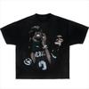Playboi Carti The Weeknd Уличная одежда Свободная футболка Рубашки Y2K Рубашка с принтом Футболка Рэп-рубашки Футболка с тура весналето новая Мода