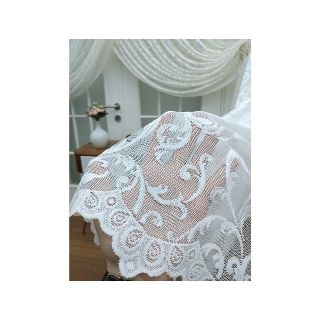 Специальная вязаная фактурная занавеска из тюля Cruve, 300x260 см, ворс 1/4 Esse6063