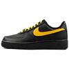 Air Force 1 Gold Coast Нескользящие износостойкие низкие кеды для скейтборда Женские Черно-желтые DD8959-001(Команда219-)