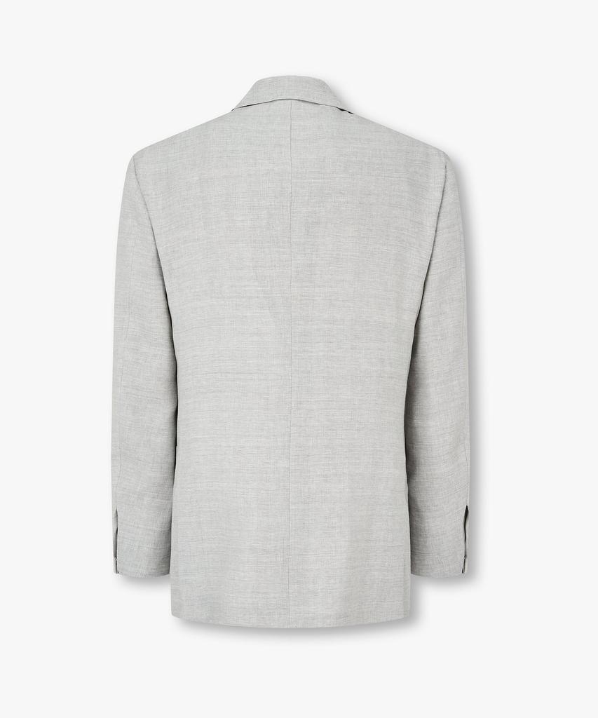 Man On The Boon [Ring Jacket] Linen Blend Single Jacket_Gray 4716102303