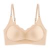 Traceless Latex Underwear for Women Gathered Without Steel Rings, Comfortable Sleep Bra, Integrated Fixed Cup