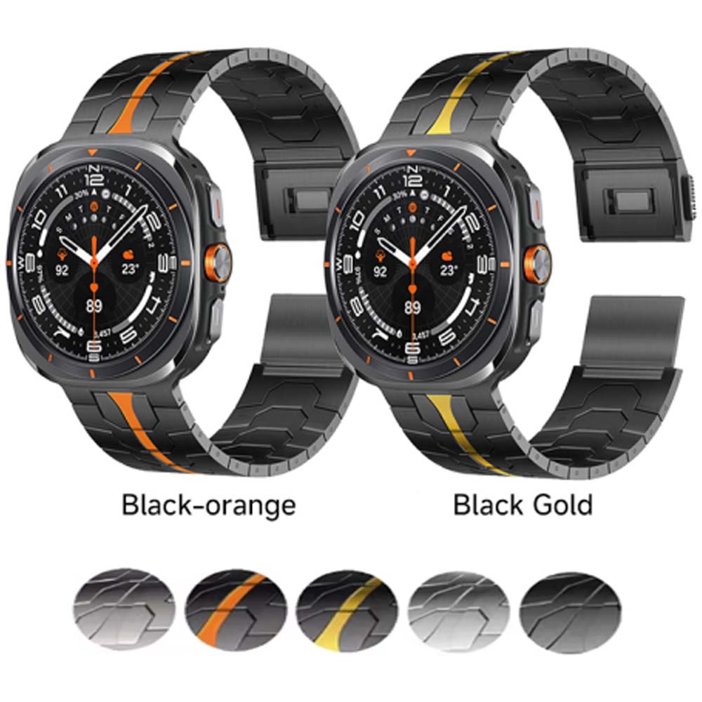 Магнитная застежка Ремешок для Samsung Galaxy Watch 7 Ultra 47 мм Ремешок из нержавеющей стали для Samsung Watch 7 Ultra 47 мм Металлический ремешок