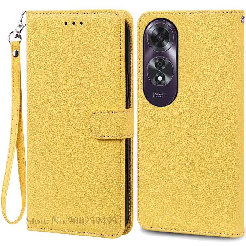 For OPPO A60 4G Case Wallet Flip Leather Case For OPPO A60 Cover Book Fundas For Oppo A60 Mobile Case Coque Shell