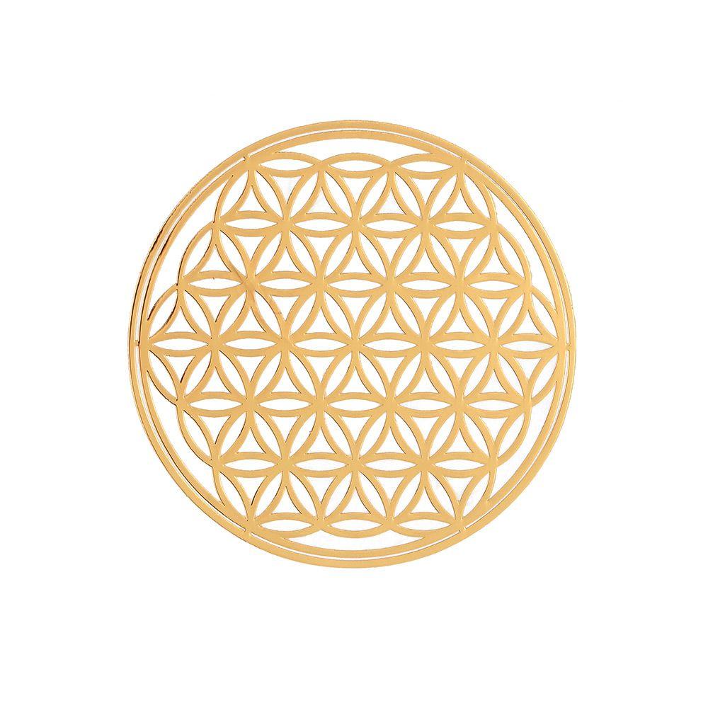 Making Material Flower Life Pattern Art Crafts Energy Sticker for Making Mould Sacred Geometric Sticker Metal Copper Sticker