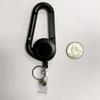 Card Holder Outdoor Telescopic Carabiner Keychain Badge Holder Badge Reel Clip Easy Pull Buckle