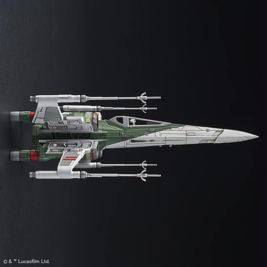 Star Wars Fighter Star Rise of Scale Plastic Model X-Wing Wars/The Skywalker) 1/72 Color-coded