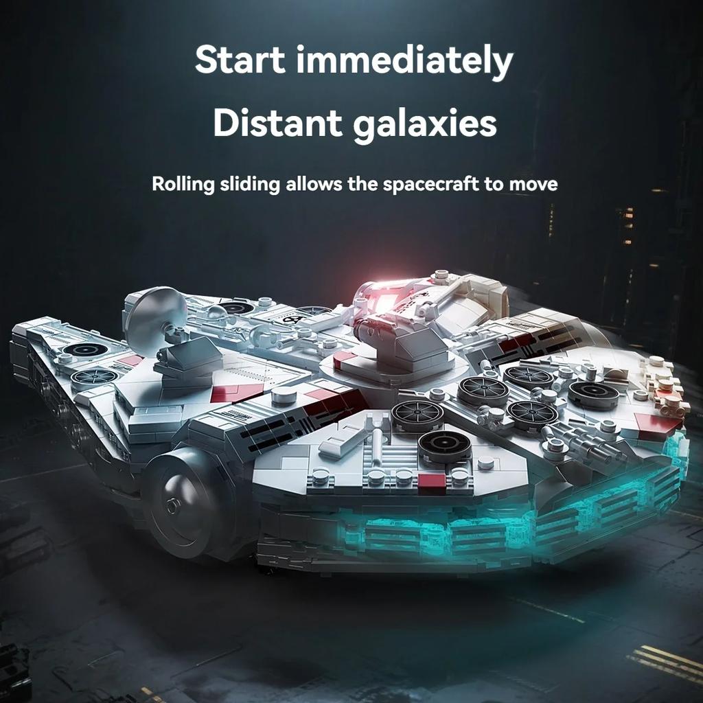 TOYLINX Hot Building Blocks 1361PCS Kits Millennium Falcon Bricks Christmas Birthday Holiday Boys Education Toys Gifts