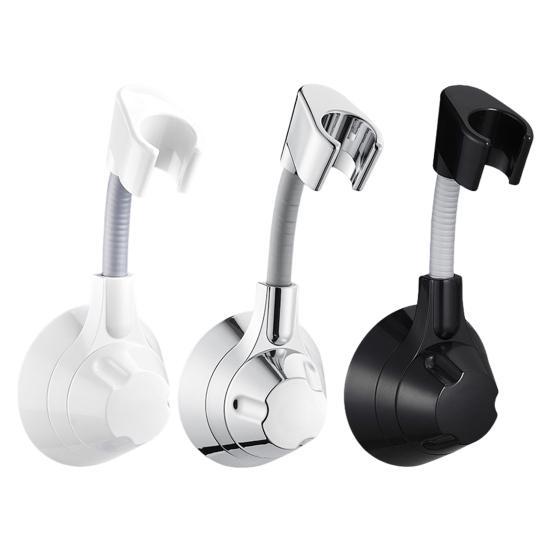 Регулируемый держатель для душевой лейки, присоска, без сверления, универсальная регулировка угла, вращение на 360 градусов, крепление для душевой лейки