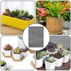 5pcs Breathable Flower Pot Mesh Pad Insect Proof Bonsai Grid Mat Flower Pot Gasket  Garden