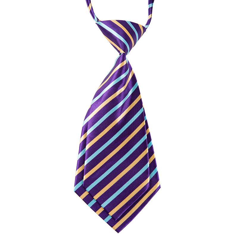 Детский галстук в полоску для школьной формы и офисной одежды