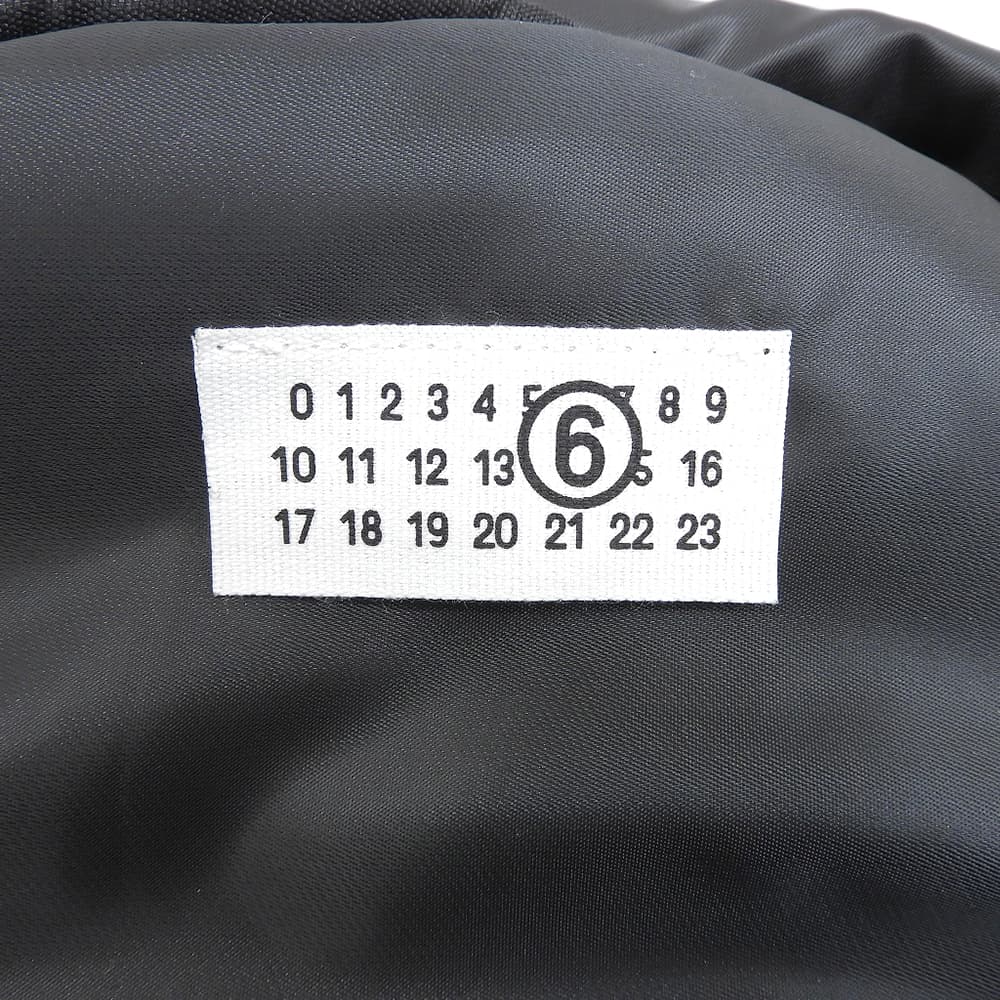 MM6 Excellent condition Numeric Nylon Backpack Daypack for Men, Black SB5WA0006 Backpack Backpack blackUsed