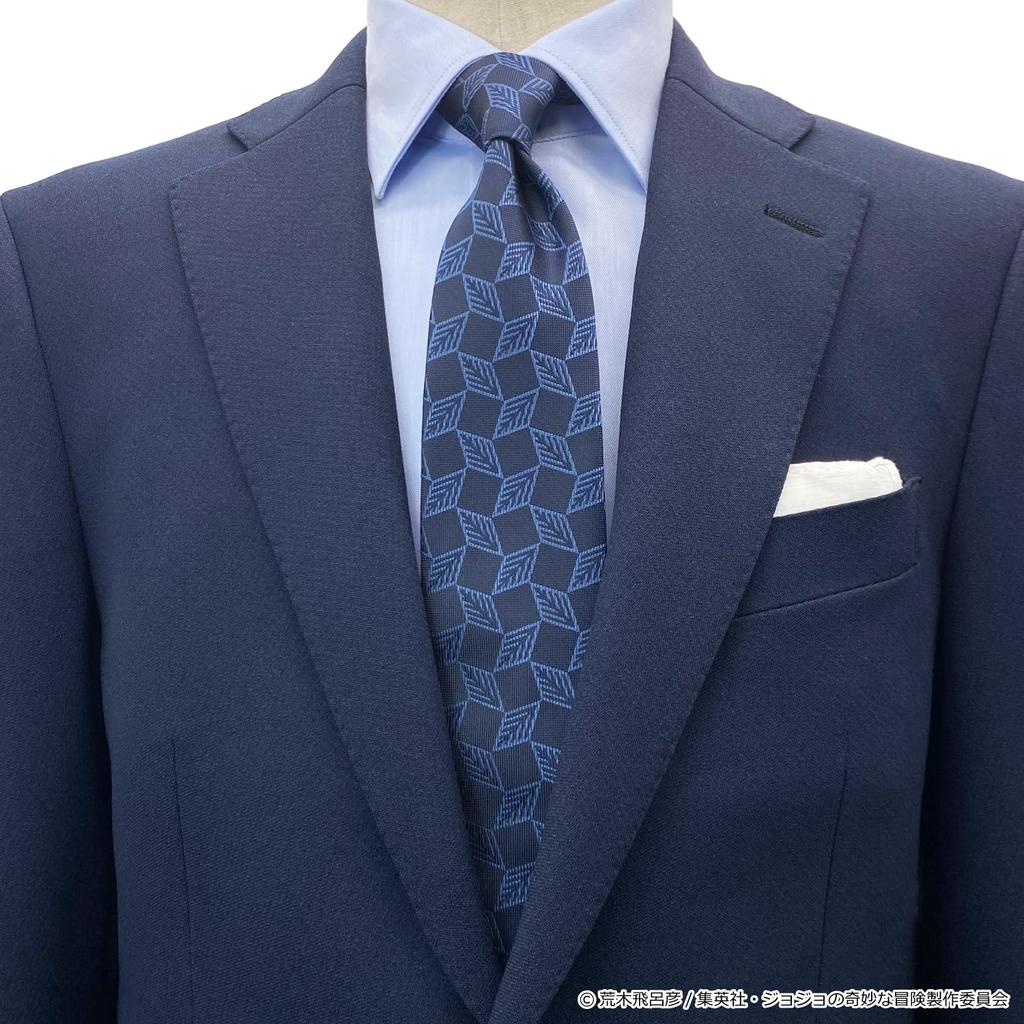 Necktie Bizarre Adventure Part 2 Necktie Cars Navy 5 Standard [Florence Spec] JoJo's JJN000004-009