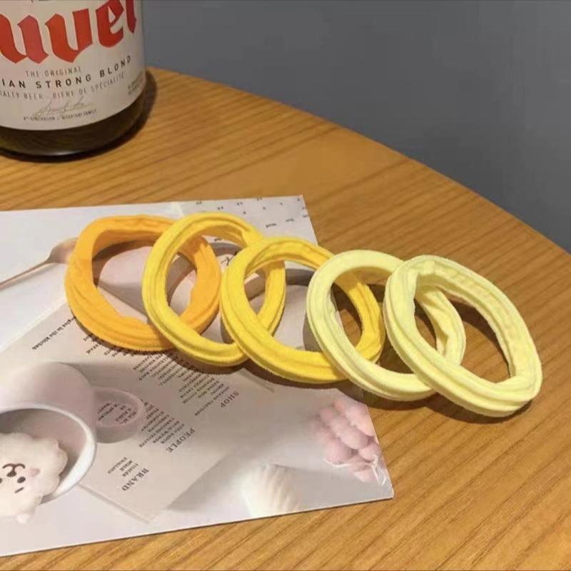 5 шт. 5 см Разноцветные Толстые Резинки для Волос Флуоресцентного Цвета Эластичные Резинки для Девочек Головные Уборы Скранчи Держатель Аксессуары для Волос Подарок