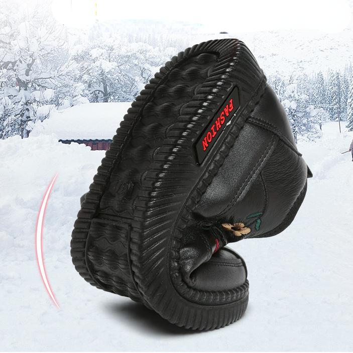 2022 зимняя новая обувь для матери среднего и пожилого возраста, хлопковая обувь, женские утепленные плюшевые удобные теплые зимние сапоги