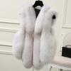 Женский тонкий жилет больших размеров, верхняя одежда, теплый искусственный жилет, жилет