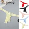 1Pc Nylon Panties Sheer Bulge Pouch Sexy G-string Briefs Men's Underwear Thong Ice Silk