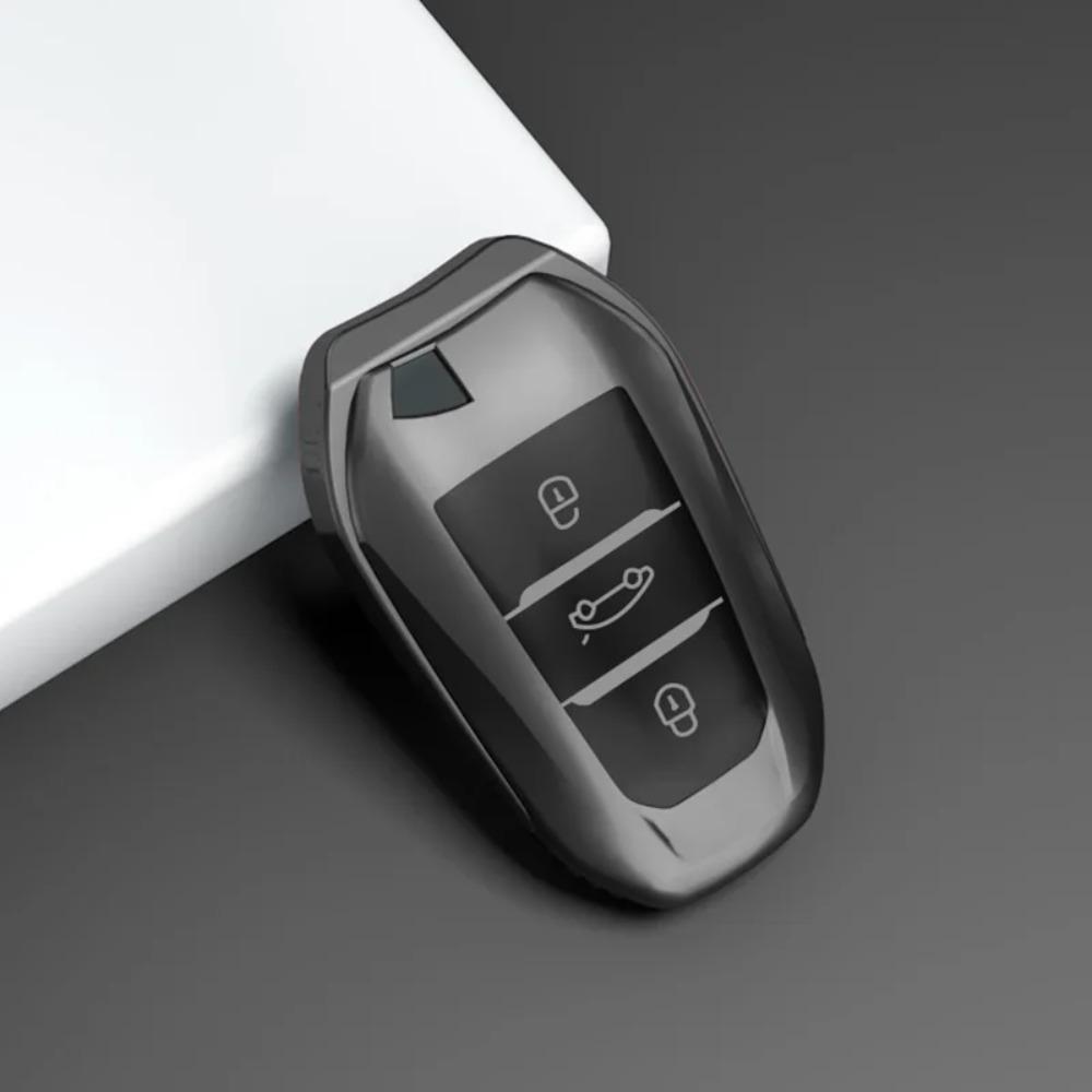 Мягкий чехол из ТПУ для автомобильного ключа, пульта ДУ для Peugeot 208 308 T9 508 2008, для Citroen C4, для Opel Corsa Crossland X, Автоаксессуары