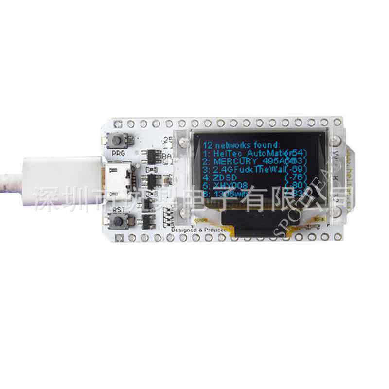 Плата разработчика ESP32 с 0,96-дюймовым OLED-дисплеем, модулем IoT и WiFi — совместима с Arduino IDE