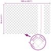 Welded Wire Fence with Concrete Foundation 10 x 0.8 m (W x H)