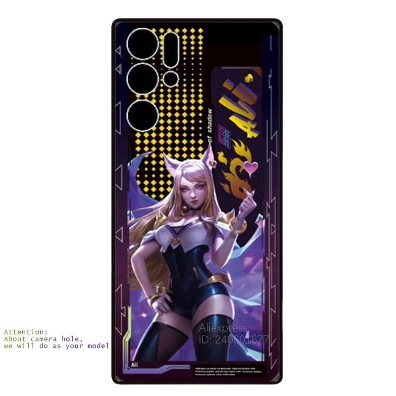 Светящийся чехол-вспышка для ZTE Nubia Red Magic 10s 10 Pro 9S 9 Pro 8 8s 7 7s 6 6s Защитный светодиодный чехол Akali Fundas Capa