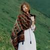 Retro Ethnic Style Thickened Warm Cloak Shawl