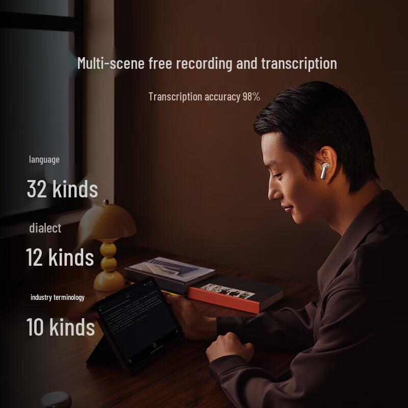 iFLYTEK Pro2 AI Recording Earbuds & MeetingDog Assistant Kit