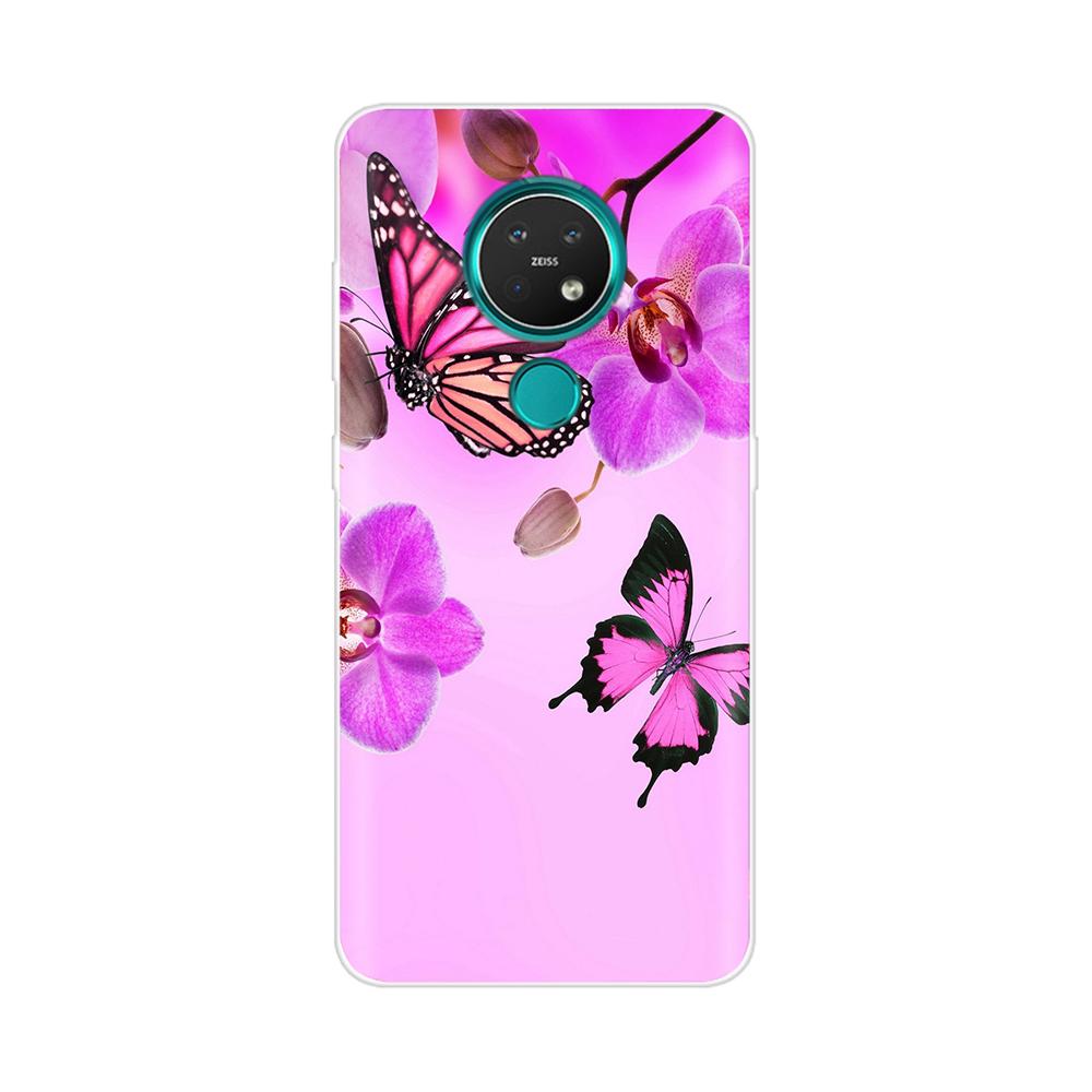 For Nokia 3.4 Back Cover Silicone Phone Case for Nokia 3.4 2020 Case 6.39 inch Flower Funda Coque Capa Bumper Protect Shell Bag