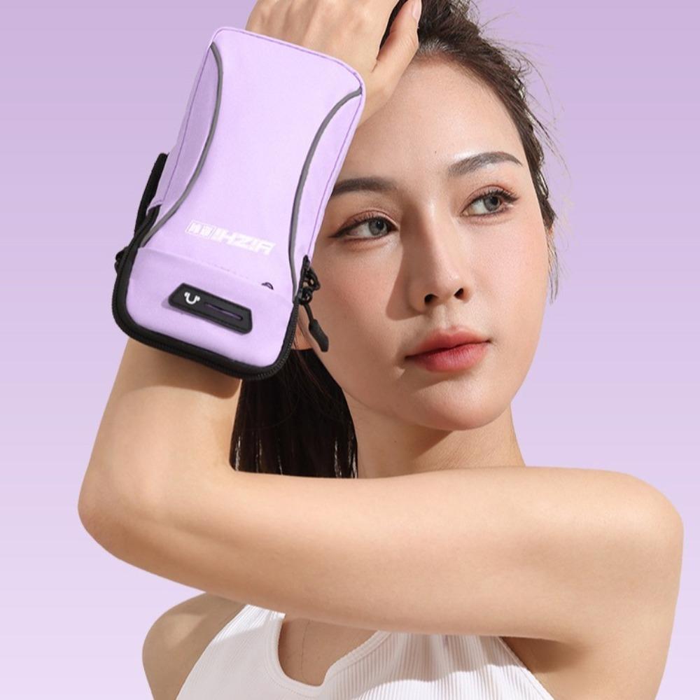 Регулируемый ремешок для телефона на руку для бега PU велосипедный чехол для телефона сумка-рукава спортивная сумка на руку фитнес