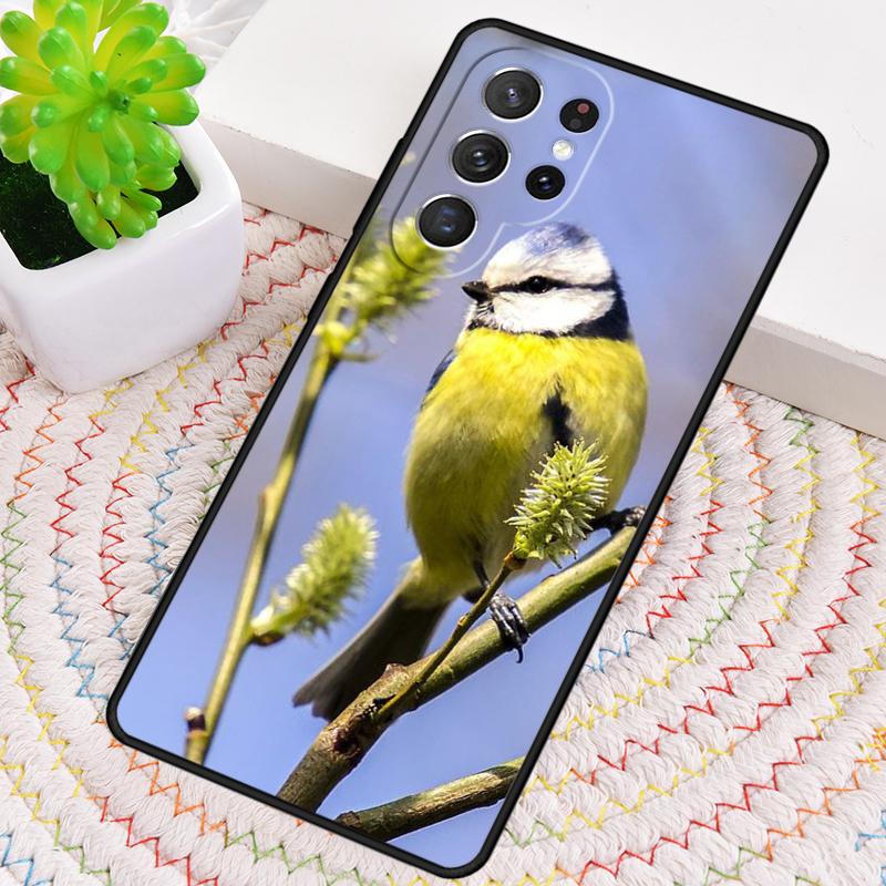 Садовые птицы Синица Силиконовый чехол для телефона для Samsung Galaxy note 10 pro S26 S25 S24 S23 S22 S21 Plus S25Ultra Capa Чехол