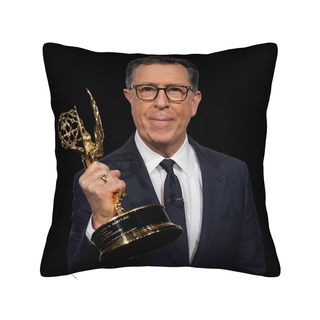 Decorative Pillow Covers Stephen Colbert The Late Show Accessories Home Throw Pillow Case Cover Zippered Multiple Sizes