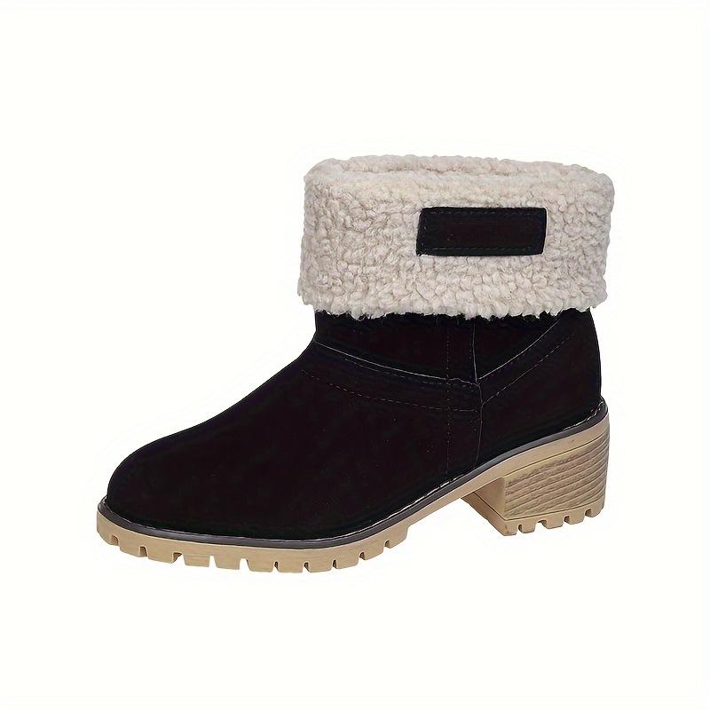 Женские зимние меховые теплые зимние сапоги женские теплые шерстяные сапоги ботильоны удобная обувь большие размеры 36-43 повседневные женские полусапоги