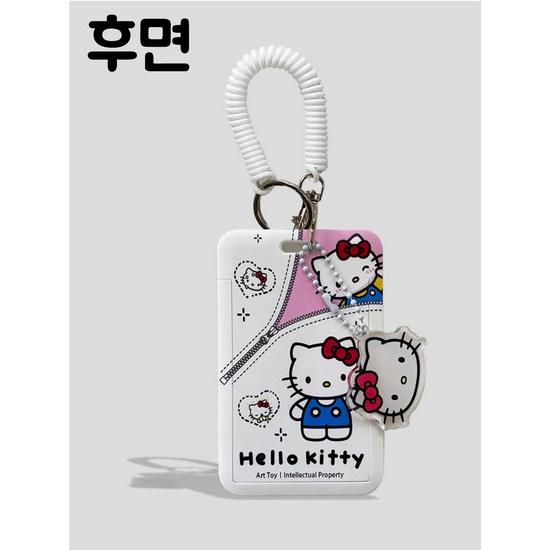 [Ad Add] Kitty Card Case Spring String Hello Kitty Necklace Card Holder, a Popular Character In Korea