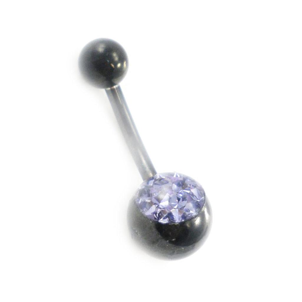 Les Trésors De Lily [I9485] - Purple 'Crystal' Body Piercing