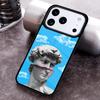Чехол для телефона 'Статуя Давида' Абстрактное искусство Для iPhone 17 16 15 14 13 12 11 Pro Max Plus 17Air Мягкое силиконовое покрытие