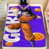 Фланелевое одеяло с принтом персонажей Dragon Ball, Высококачественное, Удобное для всех сезонов, Декор для дома, Тепло и уют, Идеально для рождественских подарков