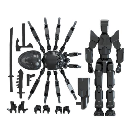 Фигурка робота-паука с аксессуарами, подвижные суставы, 3D-печатная модель игрушки