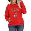 Women's Fashionable Casual Plus-Size Long Sleeve Pullover Printed Sweatshirt