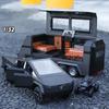 1:32 Tesla Pickup Trailer Alloy Car Model Alloy Metal Toy Off-road Truck Model Sound and Light Children's Gift