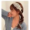Korea Style New Lace Headband Female Aesthetic Mori Fairy Hair Accessories Fashion Tied Hair Braided Casual Ribbon Holiday Summer