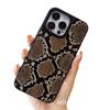 Защитный кожаный чехол «два в одном» для Apple iPhone 15 — чехол для мобильного телефона Honeycomb Leopard Groove